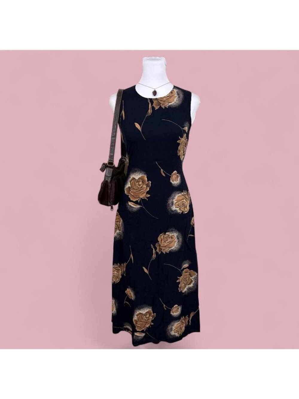 90s ditsy floral whimsygoth dress